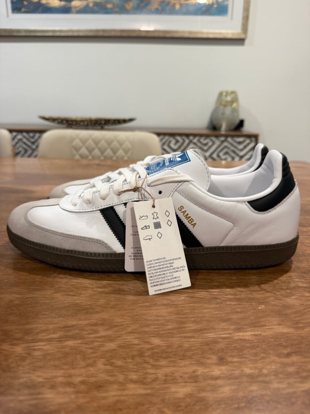 Adidas Samba OG White Black Gum Size 13M Brand New No Box